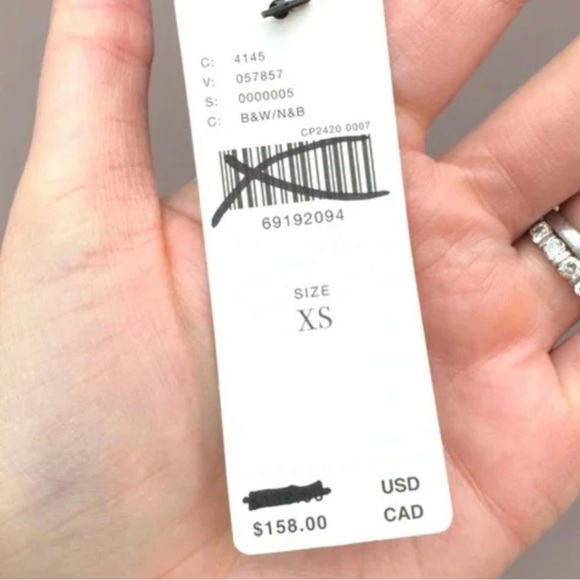 Anthropologie Dress Black and White Embellished Maxi Sundress - Picture 7 of 8